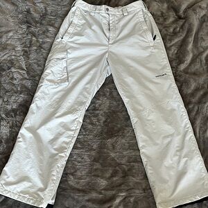 Columbia Convert Base TRX Light Gray Snowboard, Ski Cargo Pants size youth 18/20